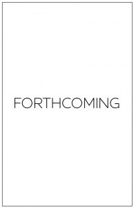 White background with the word forthcoming in the center
